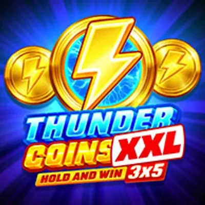Thunder Coins XXL – NC Casino Okładka gry Thunder Coins XXL na banerze NC Casino